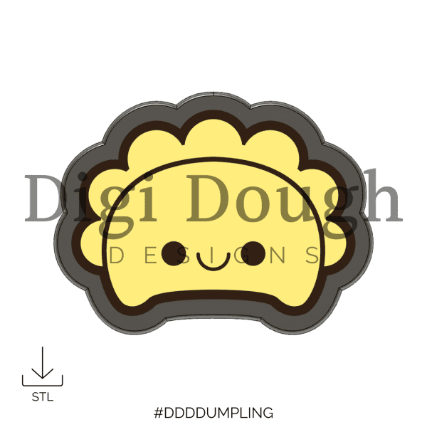 Digi Dough Designs Dumpling Cookie Cutter STL